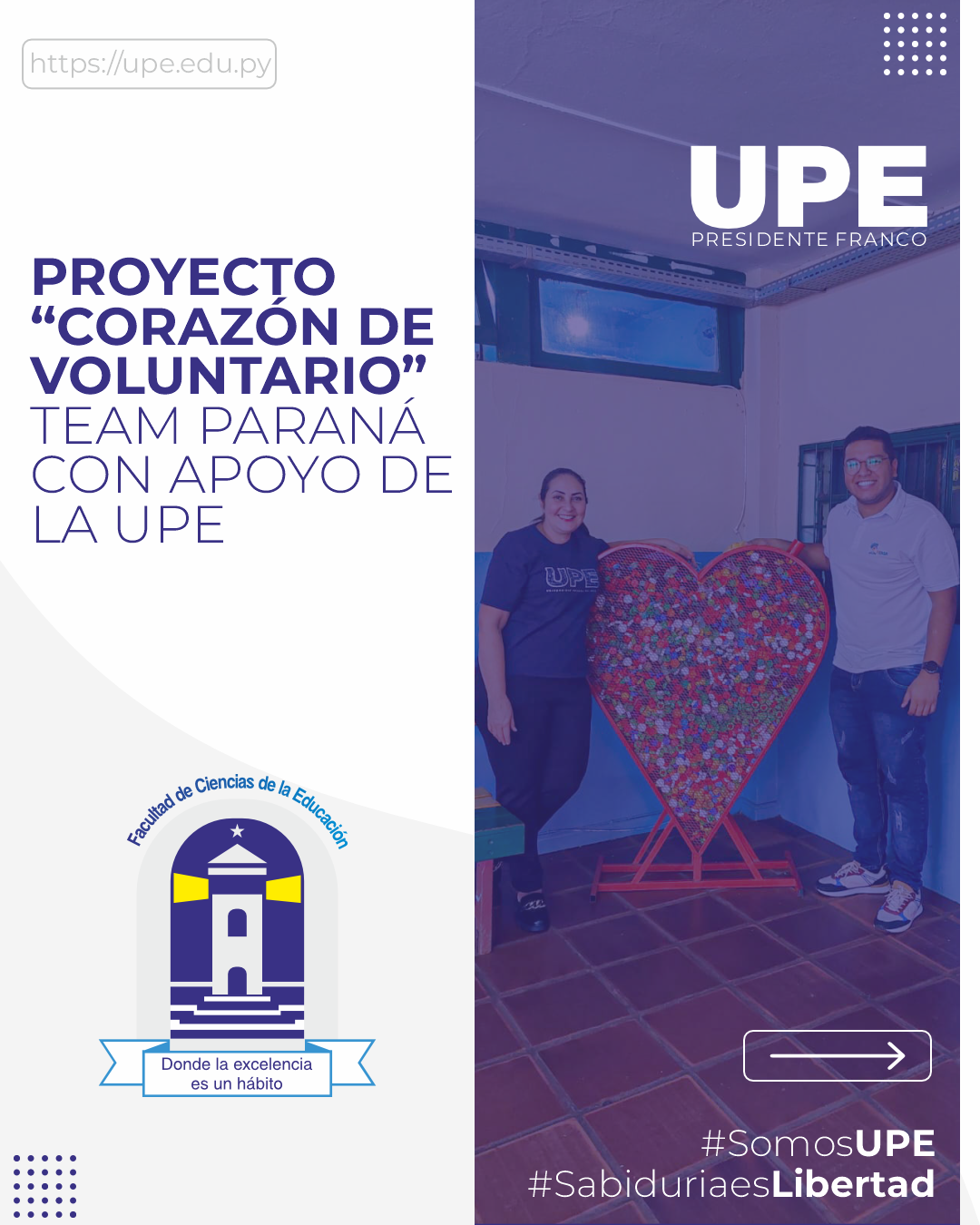 Proyecto Corazón de Voluntario - Team Paraná y UPE